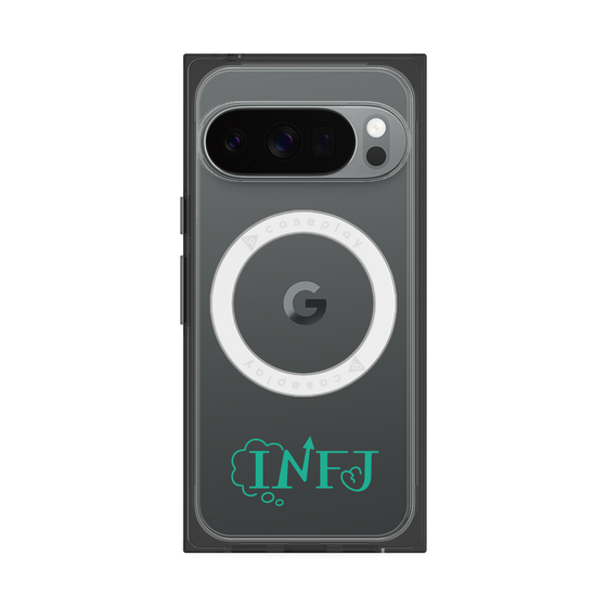 プレミアムスクエアケース with Pixelsnap［ オリジナル - INFJ 提唱者 - アルファベット ］