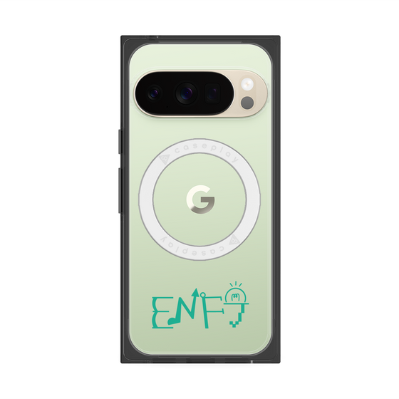 プレミアムスクエアケース with Pixelsnap［ オリジナル - ENFJ 主人公 - アルファベット ］