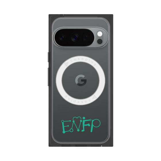 プレミアムスクエアケース with Pixelsnap［ オリジナル - ENFP 運動家 - アルファベット ］