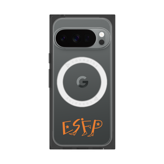 プレミアムスクエアケース with Pixelsnap［ オリジナル - ESFP エンターテイナー - アルファベット ］