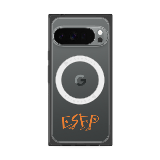 プレミアムスクエアケース with Pixelsnap［ オリジナル - ESFP エンターテイナー - アルファベット ］