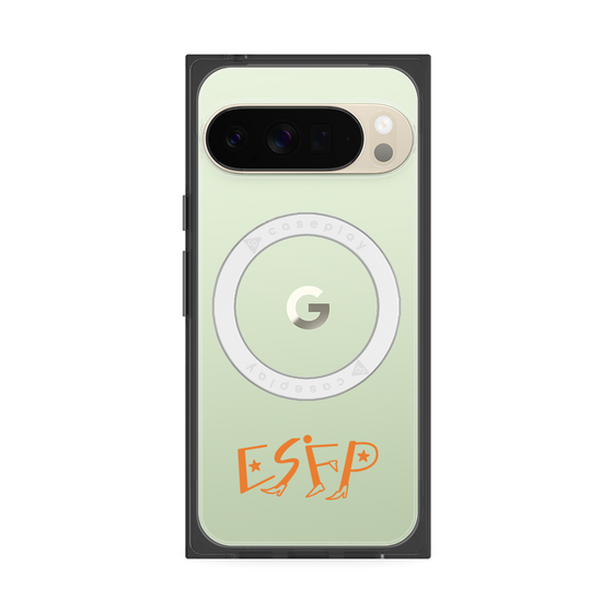 プレミアムスクエアケース with Pixelsnap［ オリジナル - ESFP エンターテイナー - アルファベット ］
