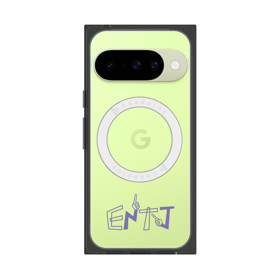 プレミアムスクエアケース with Pixelsnap［ オリジナル - ENTJ 指揮官 - アルファベット ］