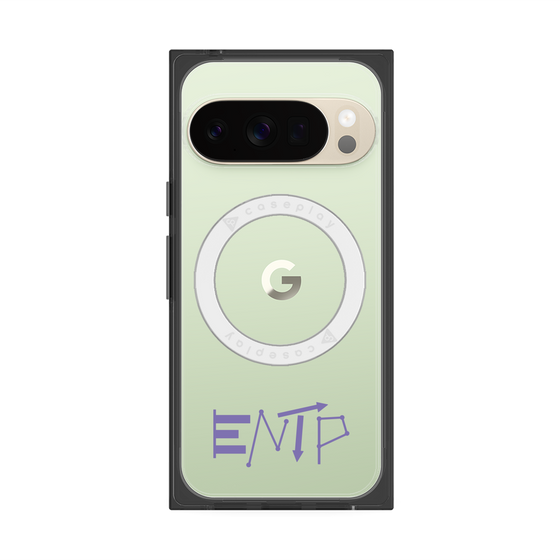 プレミアムスクエアケース with Pixelsnap［ オリジナル - ENTP 討論者 - アルファベット ］