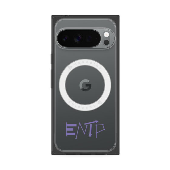 プレミアムスクエアケース with Pixelsnap［ オリジナル - ENTP 討論者 - アルファベット ］