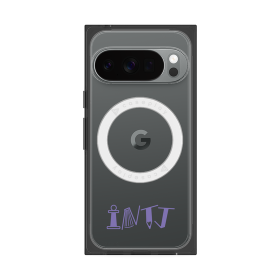 プレミアムスクエアケース with Pixelsnap［ オリジナル - INTJ 建築家 - アルファベット ］