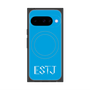 プレミアムスクエアケース with Pixelsnap［ オリジナル - ESTJ 幹部 - アルファベット - ブルー ］