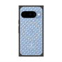 プレミアムスクエアケース with Pixelsnap［ LANVIN COLLECTION - ロゴパターン - ブルー ］