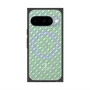 プレミアムスクエアケース with Pixelsnap［ LANVIN COLLECTION - ロゴパターン - ブルー ］