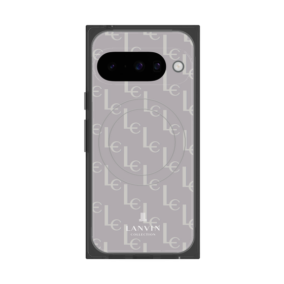 プレミアムスクエアケース with Pixelsnap［ LANVIN COLLECTION - ジオメトリック - ライラック ］