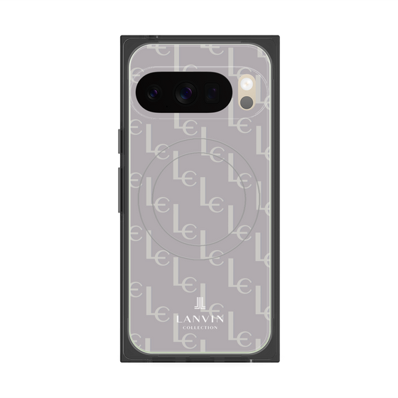 プレミアムスクエアケース with Pixelsnap［ LANVIN COLLECTION - ジオメトリック - ライラック ］