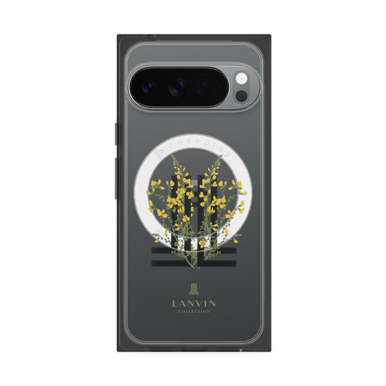 プレミアムスクエアケース with Pixelsnap［ LANVIN COLLECTION - フラワー ］