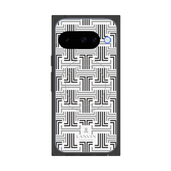 プレミアムスクエアケース with Pixelsnap［ LANVIN COLLECTION - モノグラム ］