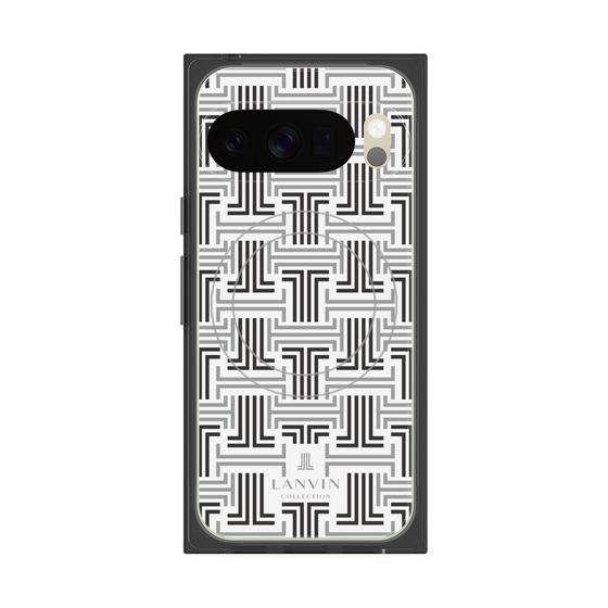 プレミアムスクエアケース with Pixelsnap［ LANVIN COLLECTION - モノグラム ］