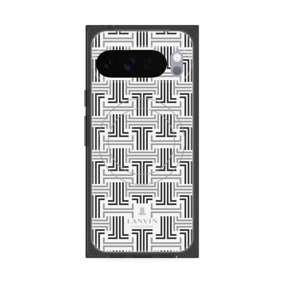 プレミアムスクエアケース with Pixelsnap［ LANVIN COLLECTION - モノグラム ］