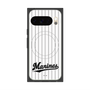プレミアムスクエアケース with Pixelsnap［ 千葉ロッテマリーンズ - ワードロゴ - マリーンズストライプ ］
