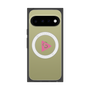 プレミアムスクエアケース with Pixelsnap［ オリジナル - caseplayロゴ - ピンク/C ］