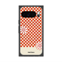 プレミアムスクエアケース with Pixelsnap［ Mod Deco - オリジナル - レトロフラワー ］