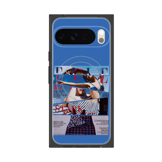 プレミアムスクエアケース with Pixelsnap［ ELLE - 80 YEARS LIBERTY ］