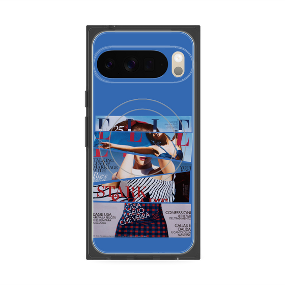 プレミアムスクエアケース with Pixelsnap［ ELLE - 80 YEARS LIBERTY ］