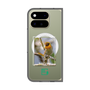 プレミアムスクエアケース with Pixelsnap［ Green Future Project - Guira Tanager ］