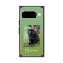 プレミアムスクエアケース with Pixelsnap［ Green Future Project - Black-mantled Tamarin ］
