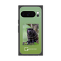 プレミアムスクエアケース with Pixelsnap［ Green Future Project - Black-mantled Tamarin ］