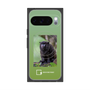 プレミアムスクエアケース with Pixelsnap［ Green Future Project - Black-mantled Tamarin ］