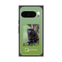 プレミアムスクエアケース with Pixelsnap［ Green Future Project - Black-mantled Tamarin ］