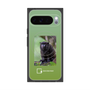 プレミアムスクエアケース with Pixelsnap［ Green Future Project - Black-mantled Tamarin ］