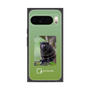 プレミアムスクエアケース with Pixelsnap［ Green Future Project - Black-mantled Tamarin ］
