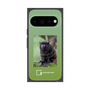 プレミアムスクエアケース with Pixelsnap［ Green Future Project - Black-mantled Tamarin ］