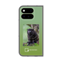 プレミアムスクエアケース with Pixelsnap［ Green Future Project - Black-mantled Tamarin ］