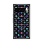 プレミアムスクエアケース with Pixelsnap［ LANVIN en Bleu - Flower pattern ］