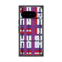 プレミアムスクエアケース with Pixelsnap［ LANVIN en Bleu - Plaid ］