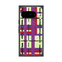プレミアムスクエアケース with Pixelsnap［ LANVIN en Bleu - Plaid ］