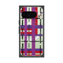 プレミアムスクエアケース with Pixelsnap［ LANVIN en Bleu - Plaid ］