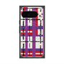 プレミアムスクエアケース with Pixelsnap［ LANVIN en Bleu - Plaid ］