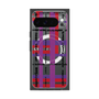 プレミアムスクエアケース with Pixelsnap［ LANVIN en Bleu - Plaid ］