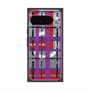 プレミアムスクエアケース with Pixelsnap［ LANVIN en Bleu - Plaid ］
