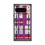 プレミアムスクエアケース with Pixelsnap［ LANVIN en Bleu - Plaid ］