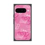 プレミアムスクエアケース with Pixelsnap［ Barbie - ロゴパターン1 ］