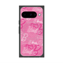 プレミアムスクエアケース with Pixelsnap［ Barbie - ロゴパターン1 ］