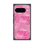 プレミアムスクエアケース with Pixelsnap［ Barbie - ロゴパターン1 ］
