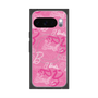 プレミアムスクエアケース with Pixelsnap［ Barbie - ロゴパターン1 ］