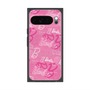 プレミアムスクエアケース with Pixelsnap［ Barbie - ロゴパターン1 ］