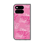 プレミアムスクエアケース with Pixelsnap［ Barbie - ロゴパターン1 ］
