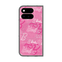 プレミアムスクエアケース with Pixelsnap［ Barbie - ロゴパターン1 ］