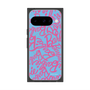 プレミアムスクエアケース with Pixelsnap［ Barbie - ロゴパターン2 ］