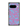 プレミアムスクエアケース with Pixelsnap［ Barbie - ロゴパターン2 ］